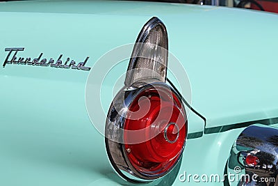 American car rear details Editorial Stock Photo